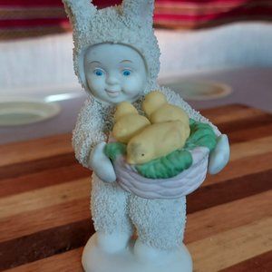 Department 56 Snowbabies Let’s Pretend “A Basket of Joy” Figurine No Box